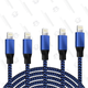 5-Pack: Heavy-Duty Braided iPhone Lightning Cables | $12 | SideDeals